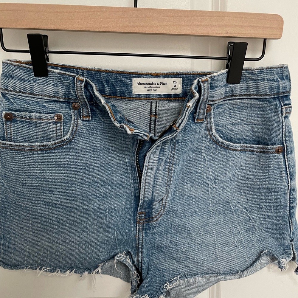 Abercrombie & Fitch Light Blue Jean Shorts